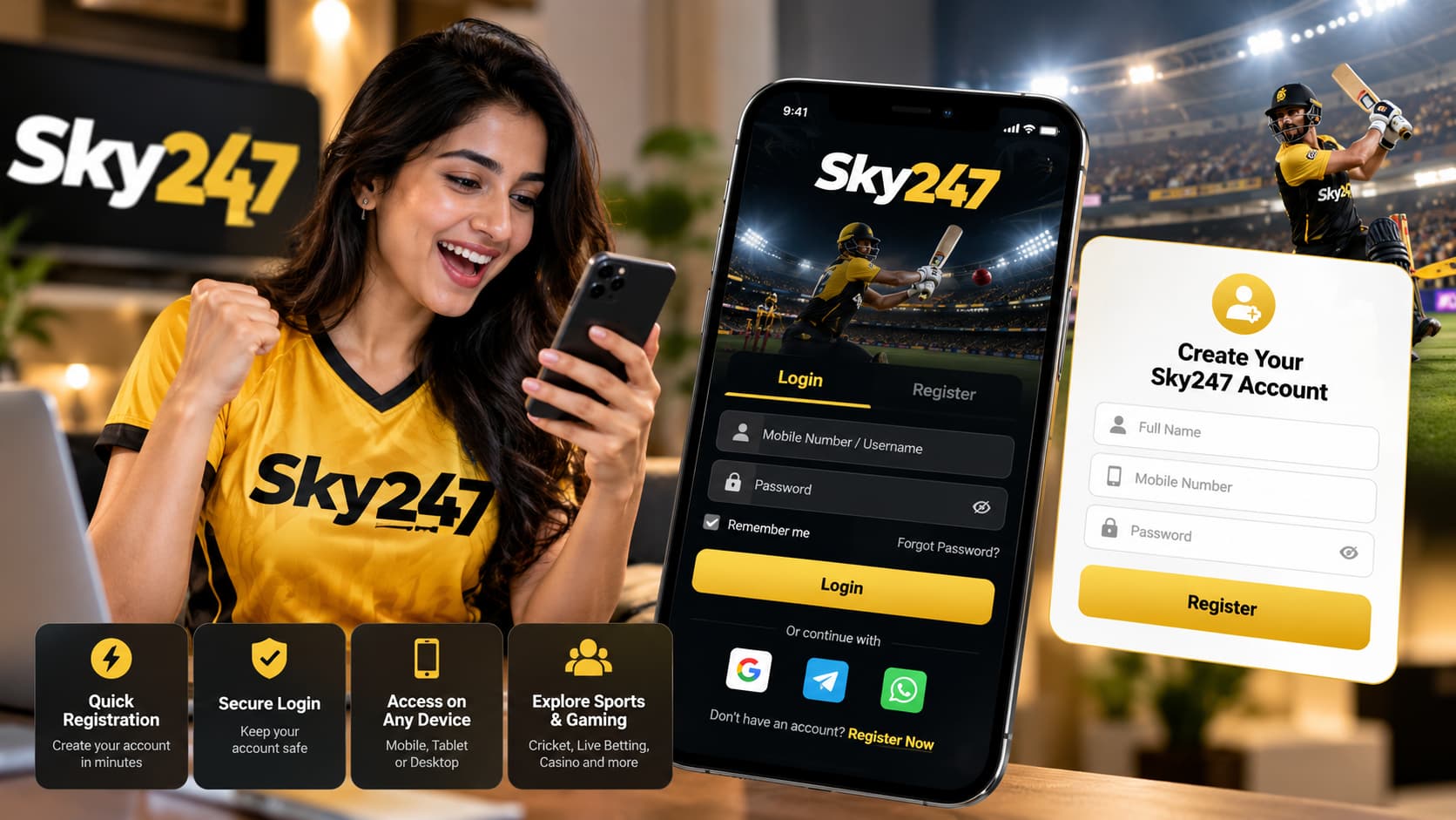 Read more about the article Sky247 Login & Registration Guide: How to Create and Access Your Account