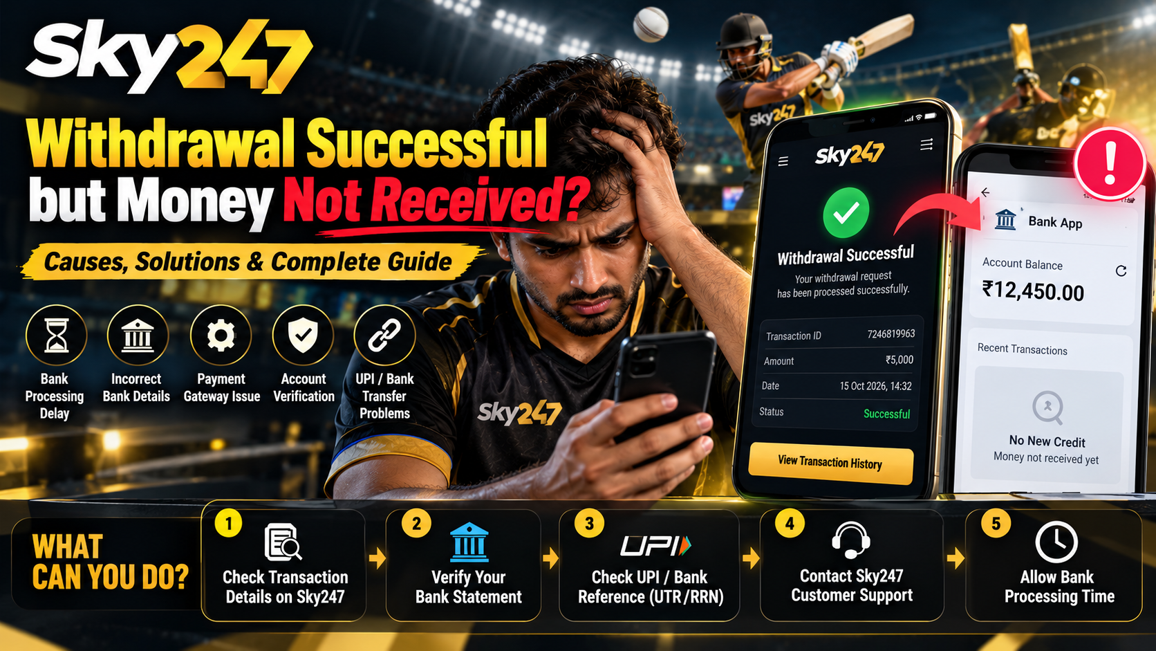Sky247-Withdrawal-Delay-Guide